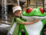 nathan and a frog